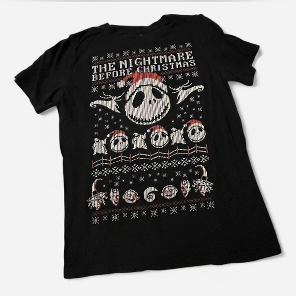 GAP Other - GAPKids Black Nightmare Before Christmas T-Shirt, Ugly Sweater Style, Y-XXL, GUC